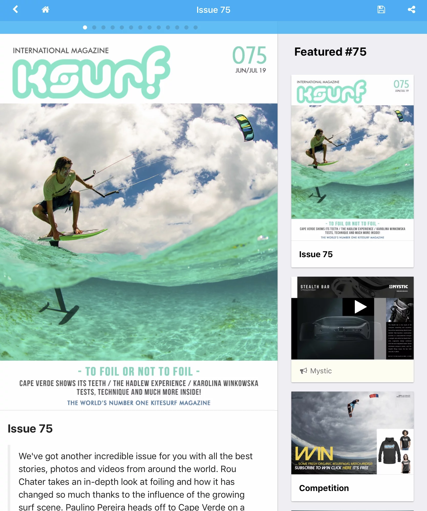 International Kitesurf magazine 075