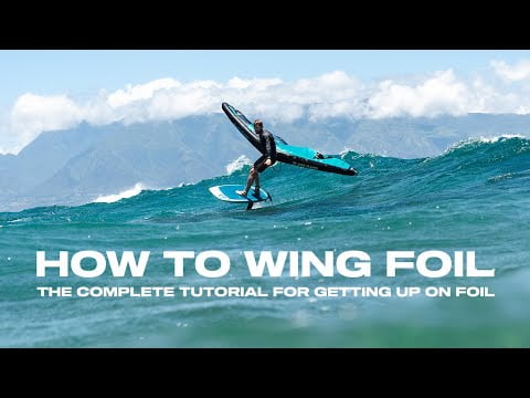 How to WING FOIL – your first session FOILING