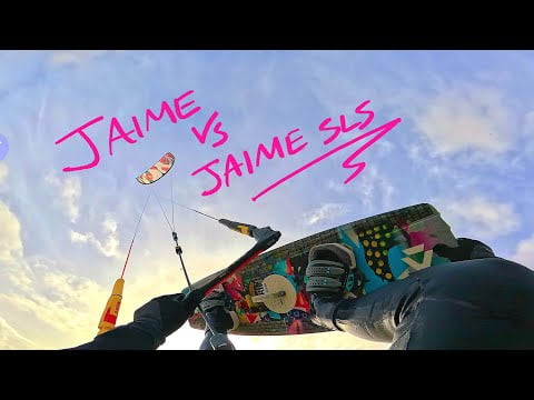 Two EPIC Kiteboards! 2023 Jaime VS Jaime SLS  Dan & Dave review whilst riding!