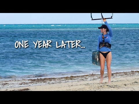 Trying a Twintip Board for the First Time After Kitesurfing Accident – VLOG #52