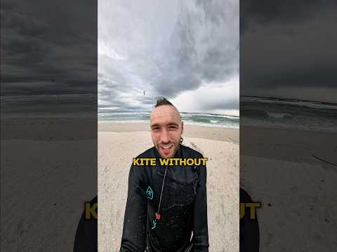 Are you comfortable with this yet? 😛 #kiteboarding #kitesurfing