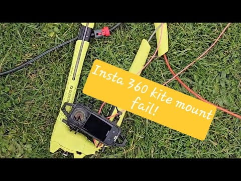 Insta360 X4 & X3 kite line mount cut my lines in one session