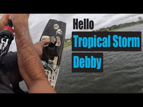 Kiteboarding Tropical Storm Debby