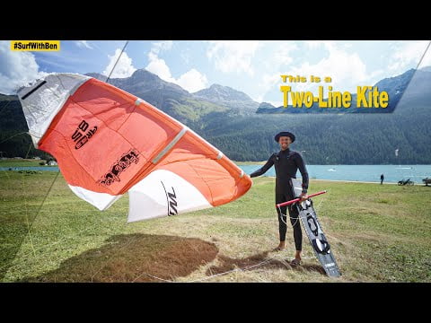 I Kitesurfed with a 24-Year-Old Two-Line Kite