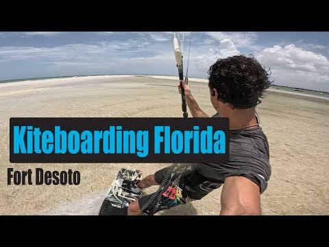 2025 Kiteboarding Session at North Beach Fort Desoto