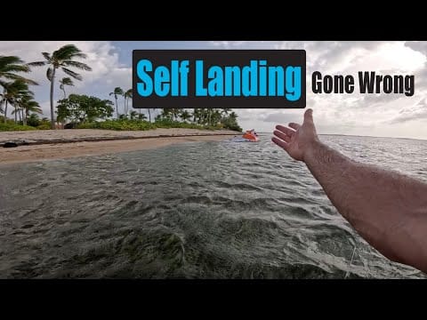 Kiteboarding Self Landing Gone Wrong