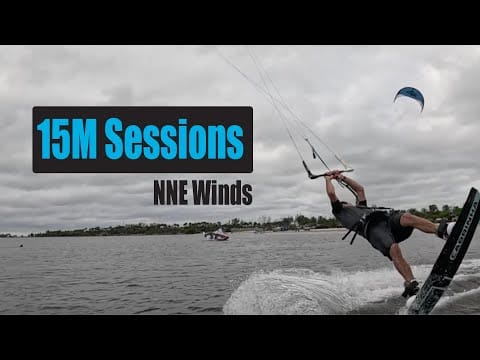 KIteboarding NNE Winds in St Petersburg Florida