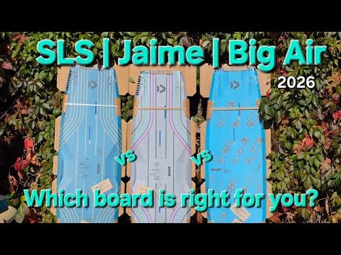 Duotone Jaime vs SLS vs TS Big Air 2026 – Battle of the boards! Which board is right for you!?