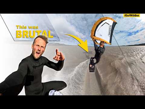 I Tried Twin-Tip Winging in 50+ Knots