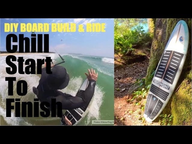 My DIY Kitesurfing Board Build + Riding Test (No Talking) – kitesurf videó és tippek