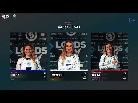 GKA Big Air World Tour | Lords of Tram 2026 | Women Round 1 Heat 2 – kitesurf videó és tippek