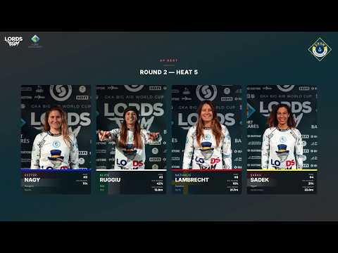 GKA Big Air World Tour | Lords of Tram 2026 | Women Round 2 Heat 5 – kitesurf videó és tippek