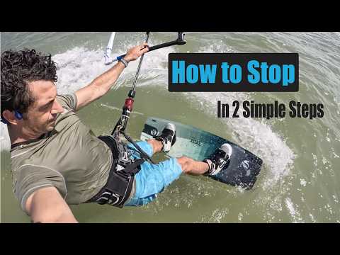 How To Stop On a Kiteboard – kitesurf videó és tippek