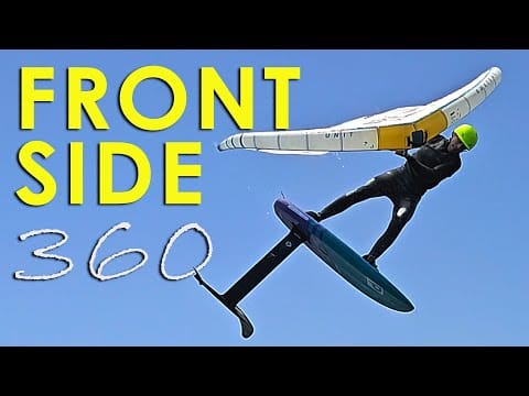 Wing Foil: Front-Side 360 (beginner to advanced versions) – kitesurf videó és tippek