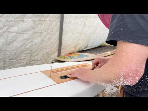 How to build a 45L Foil Board: V3 Shaping & Fitting Foil Tracks (Video three) – kitesurf videó és tippek