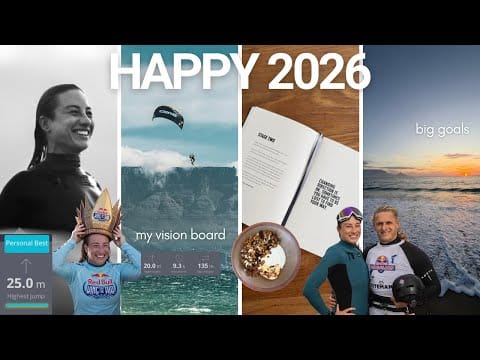 My 2026 Vision Board | Big Goals, Heavy Leg Day & Kiting In Hermanus – kitesurf videó és tippek