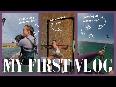 My First Vlog | Kitesurfing With My Dog & Jumping 21 Meters High – kitesurf videó és tippek