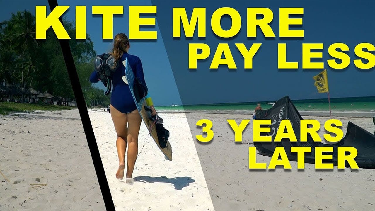 Kitesurfing for half the price! – after 3 years – kitesurf videó és tippek