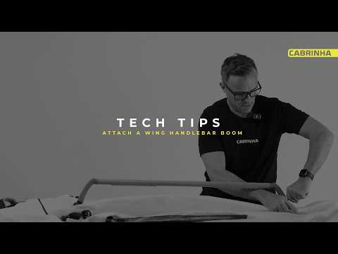 Cabrinha Tech Tip – Attaching a boom handlebar to your wing – kitesurf videó és tippek