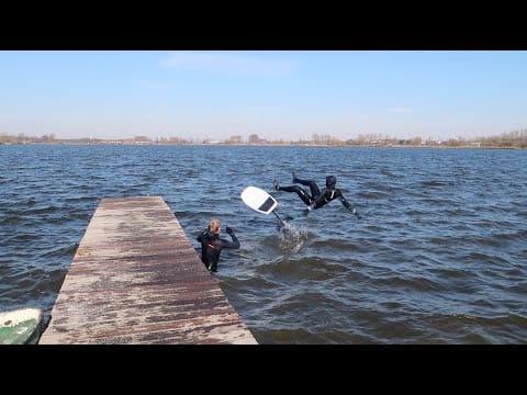 Girls DockFoil practice – kitesurf videó és tippek