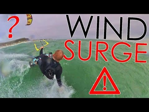 Sudden wind increases – how to avoid/handle them – kitesurf videó és tippek