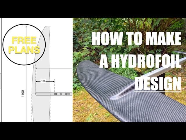 How to Build a Hydrofoil | DIY Model 5 – Design, Plan & Test Ride – kitesurf videó és tippek