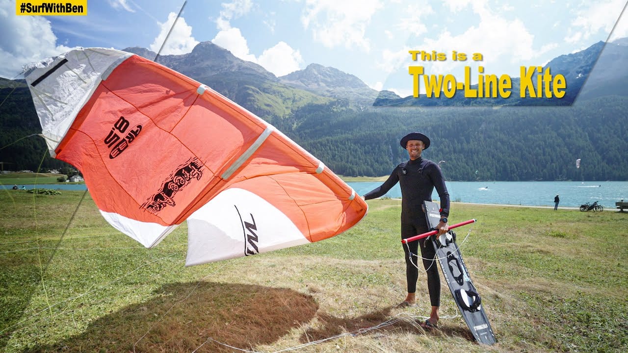 I Kitesurfed with a 24-Year-Old Two-Line Kite – kitesurf videó és tippek