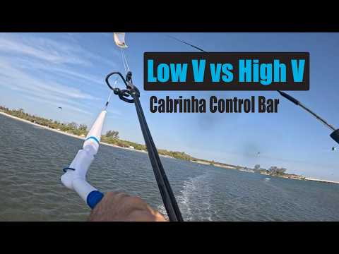 Kiteboarding Control Bar Low V vs High V: Big Air Test – kitesurf videó és tippek