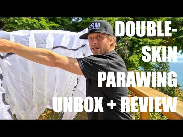 Double-skin Parawing Unboxing + First Test Review (BRM PAIA) – kitesurf videó és tippek