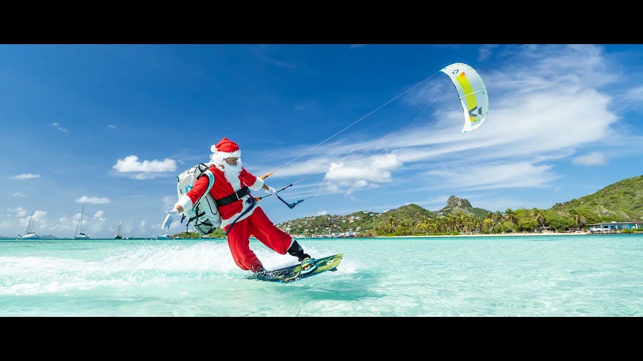 Kitesurfing Santa Claus at Union Island – JT Pro Center – kitesurf videó és tippek