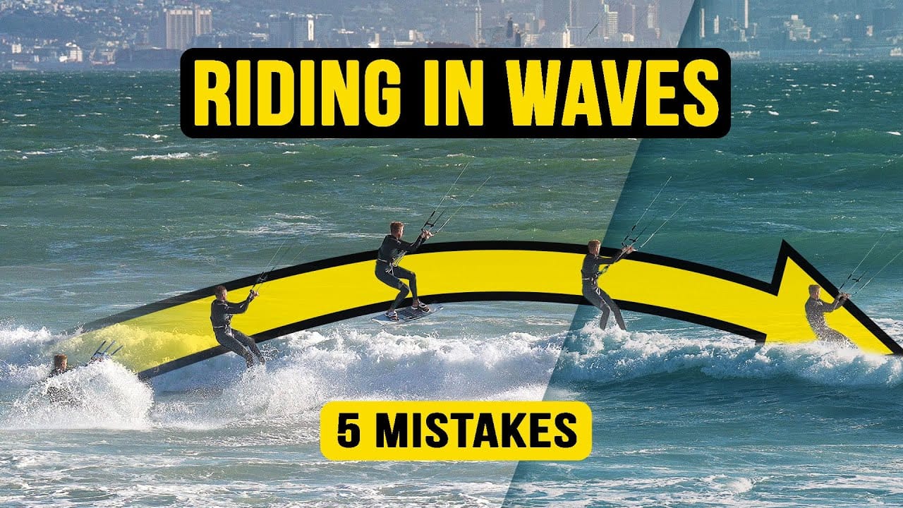 Riding waves: 5 Mistakes & pro technique – wave kite tippek